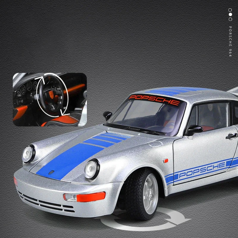 1:24 Porsche 964 Carrera RS 911 Alloy Model 