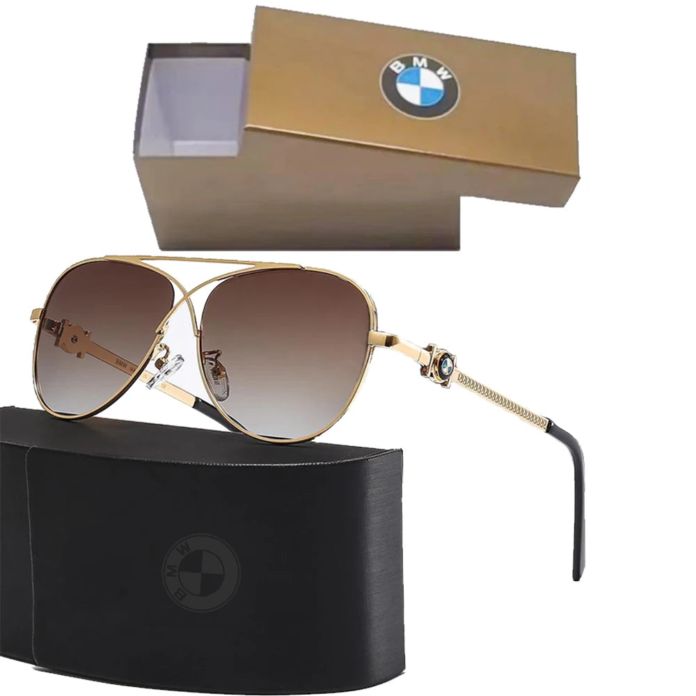 Lunettes de soleil Aviator de luxe BMW