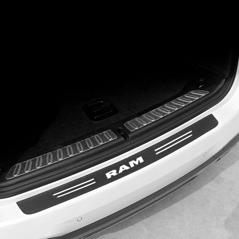 Dodge RAM Carbon Fiber Stickers Door Sill