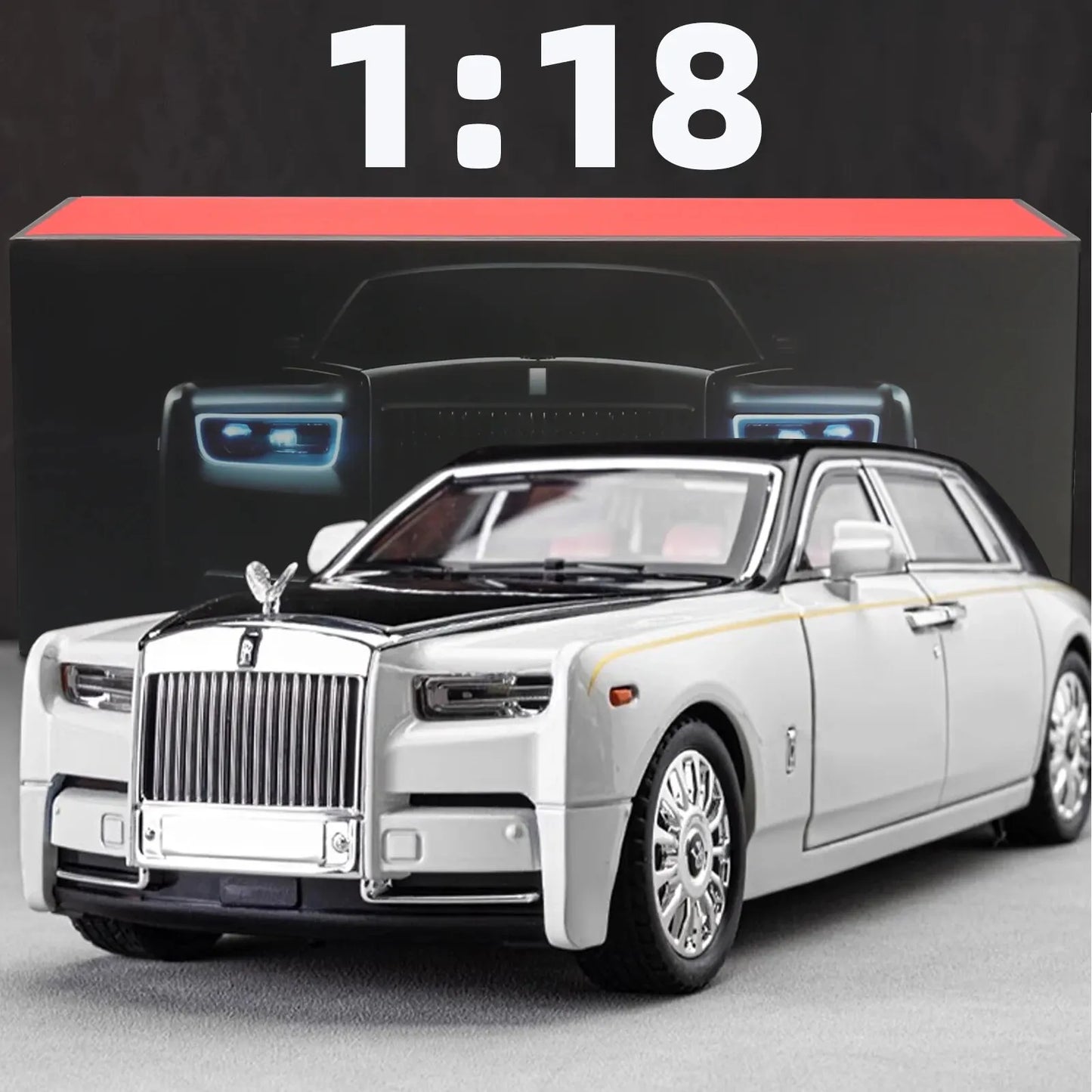 1:18 Rolls-Royce Phantom Diecast Model Model Car 