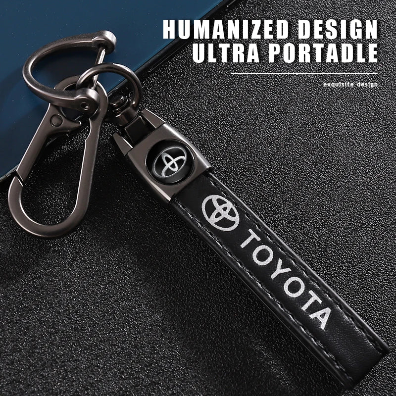 Toyota Metal/Leather Keychain