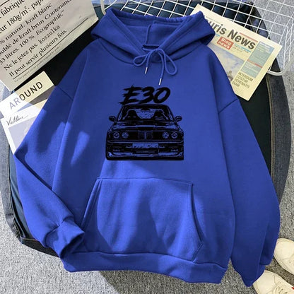 E30 Herren -Kapuzen -Sweatshirt