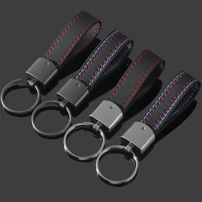 Leather Car Keyring for BMW M Series