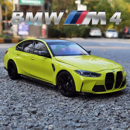 1:24 سيارة BMW M4 مصنوعة من خليط معدني 