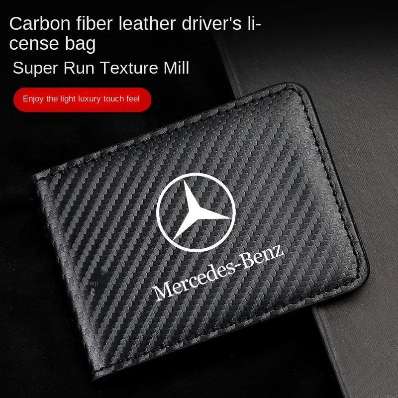 Carbon Faser Brieftaschen -Führerscheininhaber 