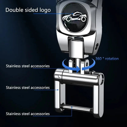Autoschlüsselringe - Schlüsselhalter aus Edelstahl 