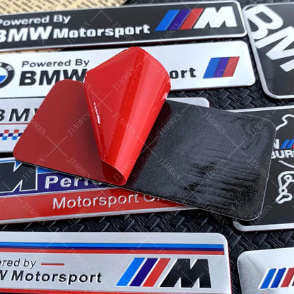 Autocollant en métal BMW en aluminium 3D