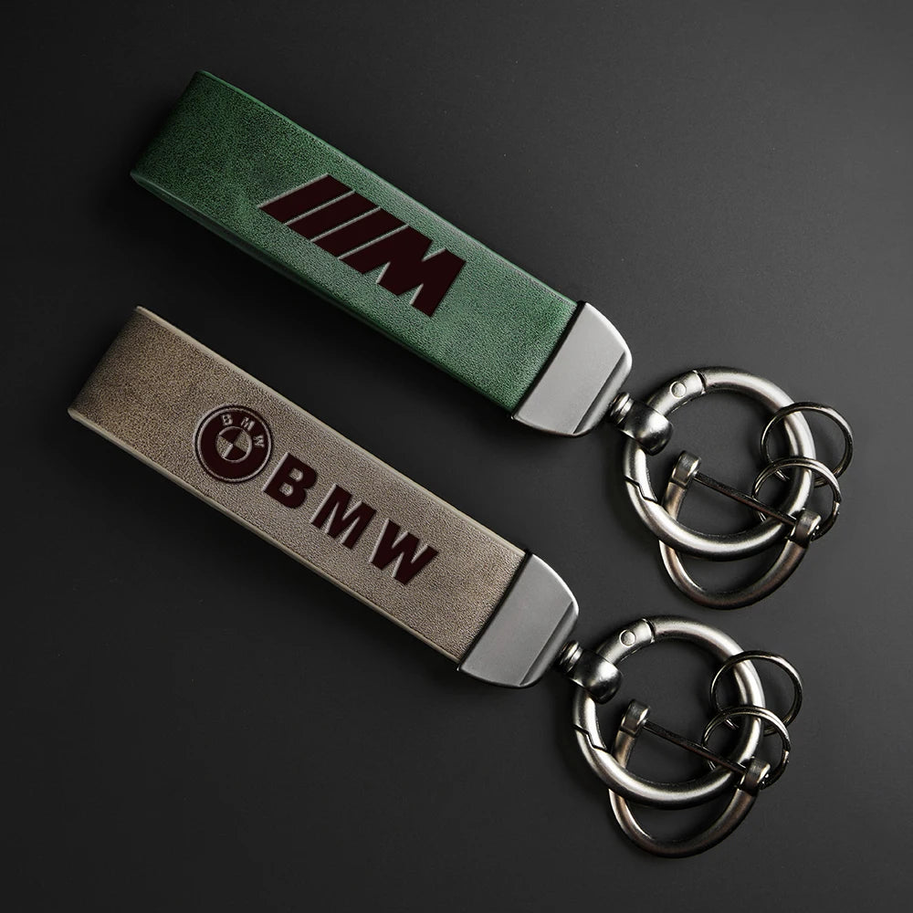 Keychain in pelle BMW