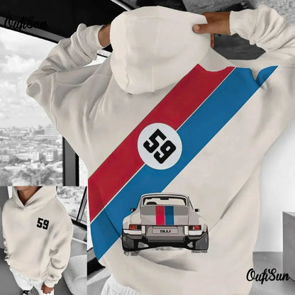 Racing-Inspired Men's Hoodie 