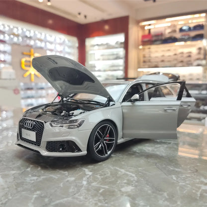 1/18 AUDI RS6 AVANT C7 Modèle de puits Diecast 