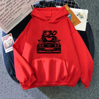 E30 Herren -Kapuzen -Sweatshirt