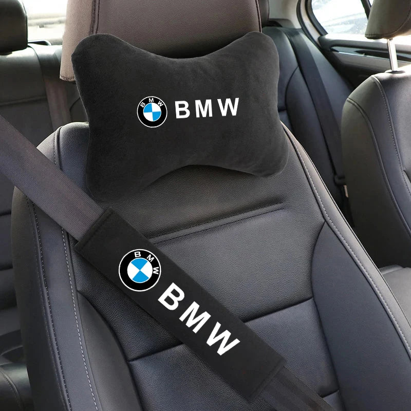 مجموعة مسند الرأس ووسادة الكتف لسيارة BMW