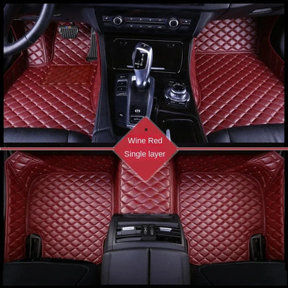 Tapis de sol de voiture en cuir de luxe pour Peugeot 3008