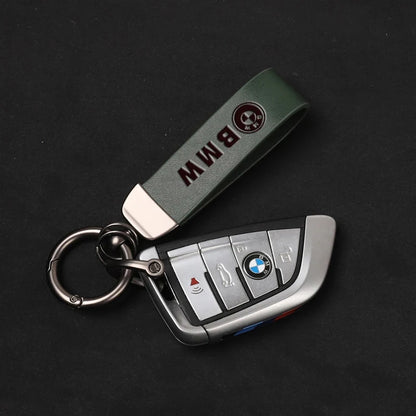 BMW Leather Keychain