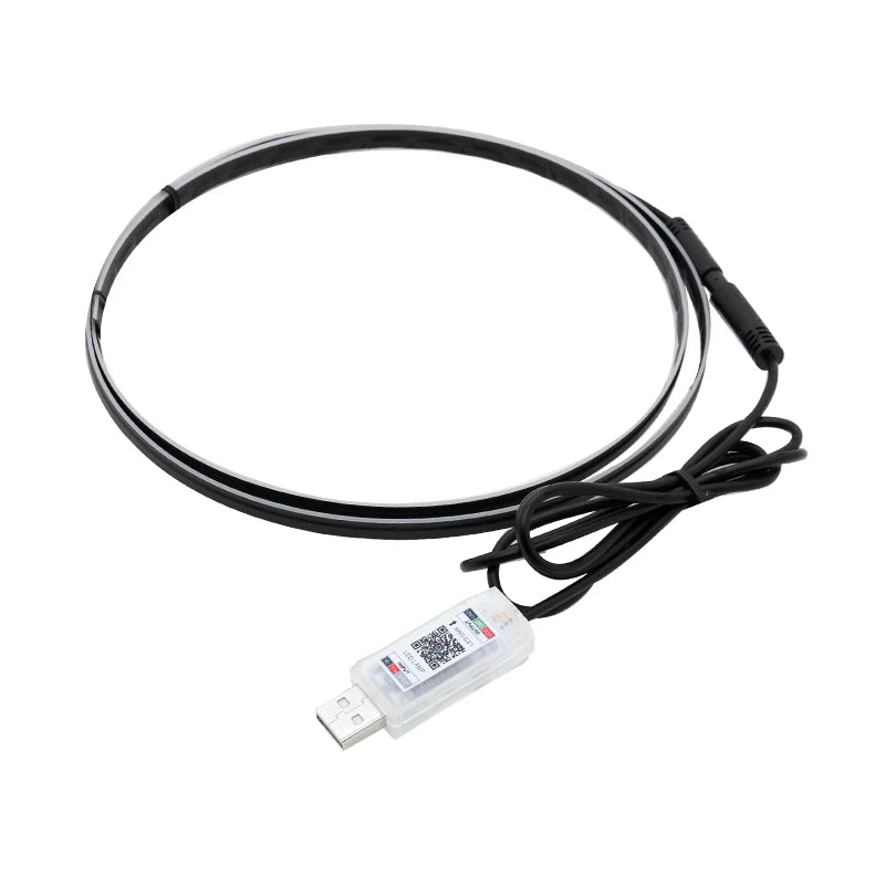 64 Farben USB -Auto -LED -Umgebungslicht 