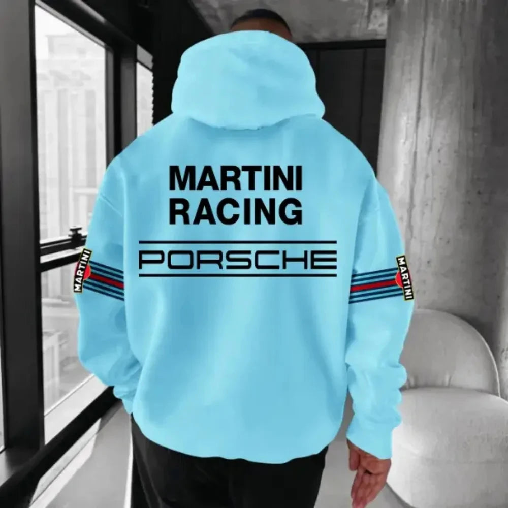 Con cappuccio da corsa Porsche Martini 