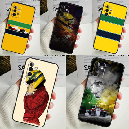 Ayrton Senna Tribute Téléphone Case pour Samsung