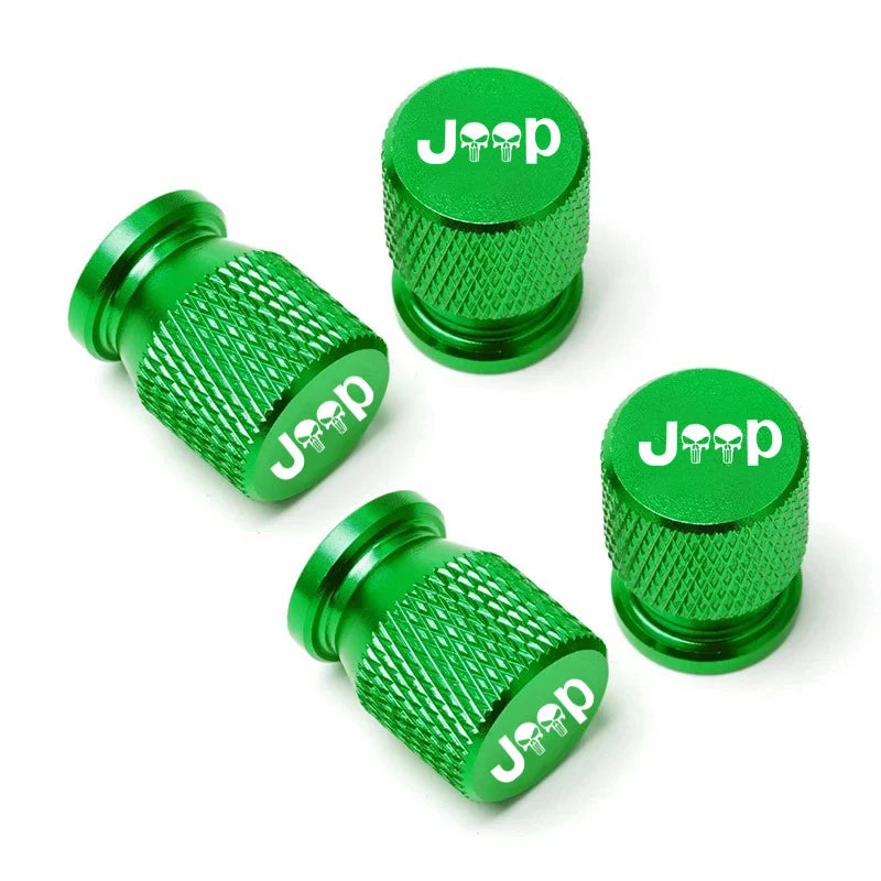 Caps de soupape de pneus jeep