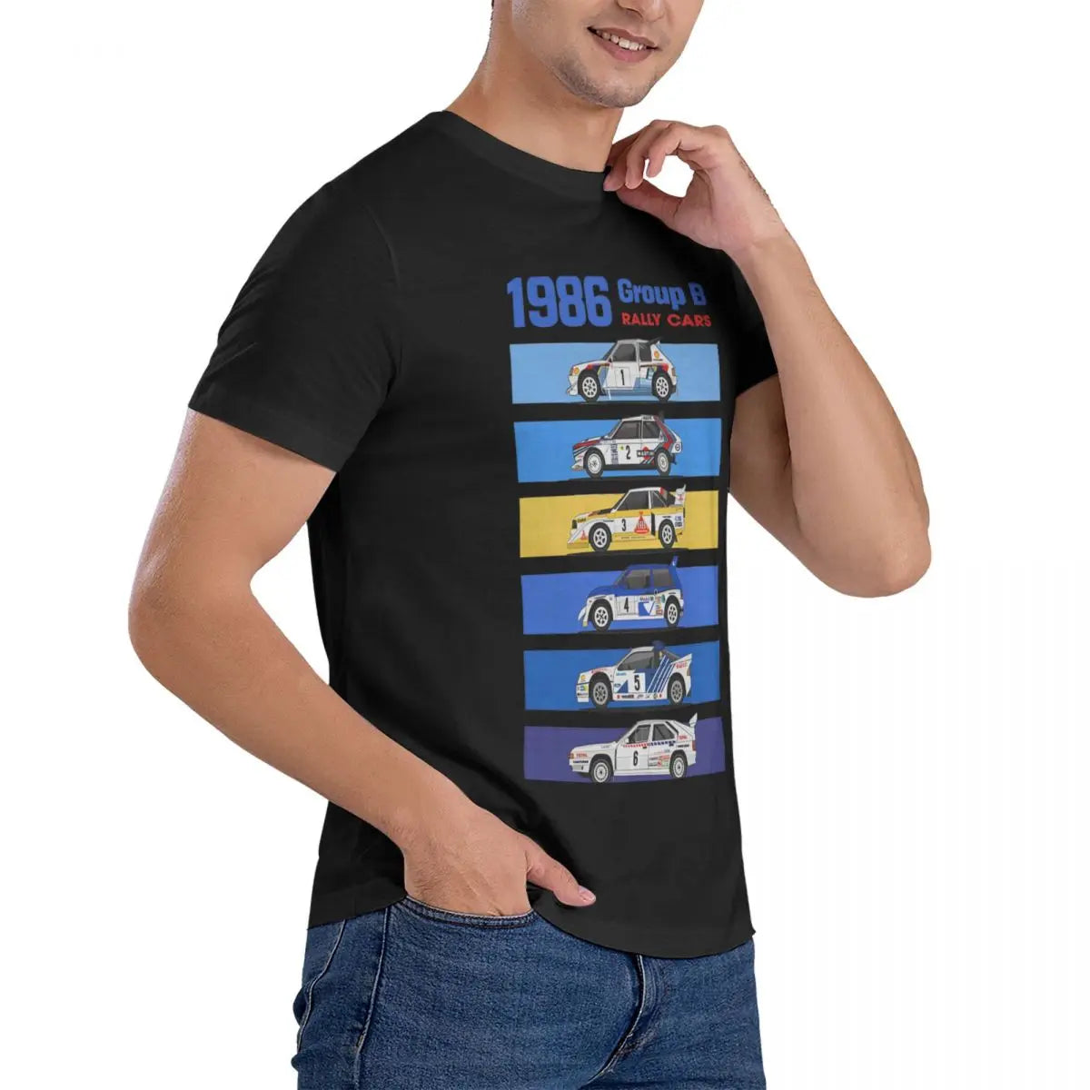 T-shirt del Gruppo B del 1986 Rally 