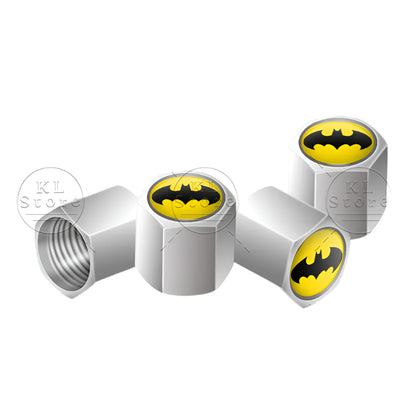 Batman Tire Valve Caps