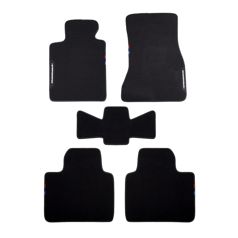 BMW M Performance Style Velvet Car Floor Matten