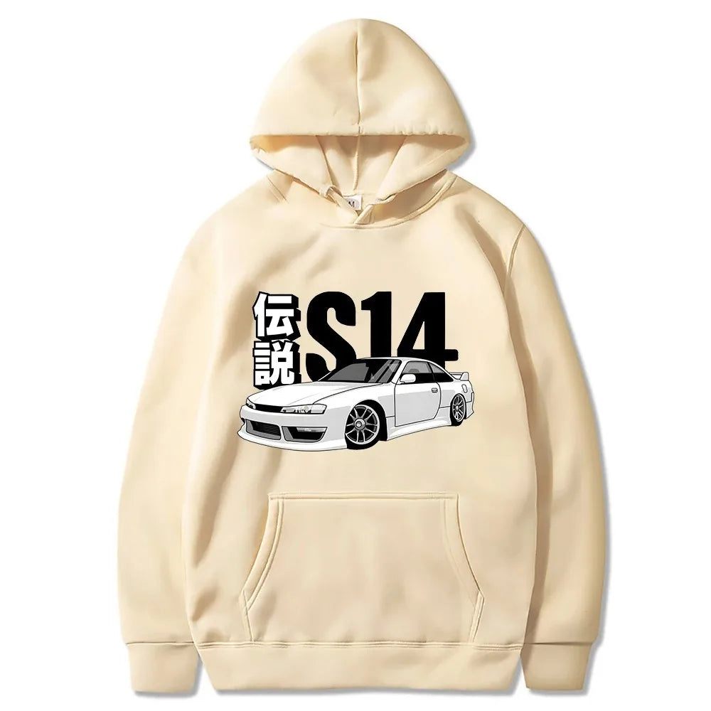 Sudadera gráfica de autos S14