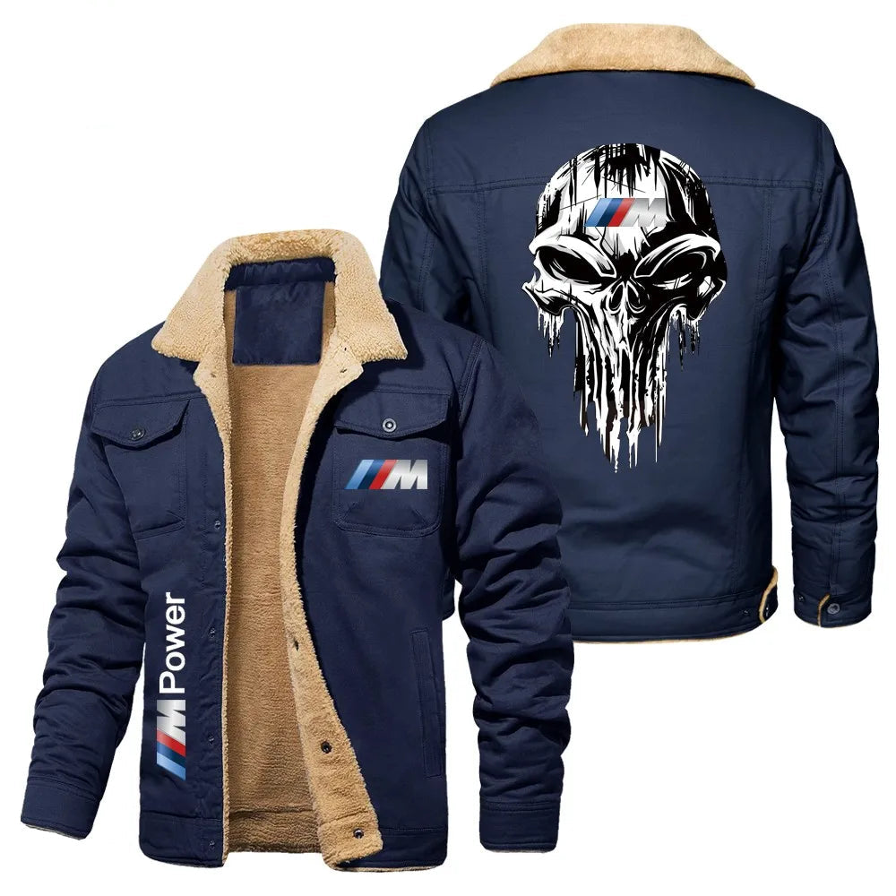 BMW Skull Sherpa Jacket