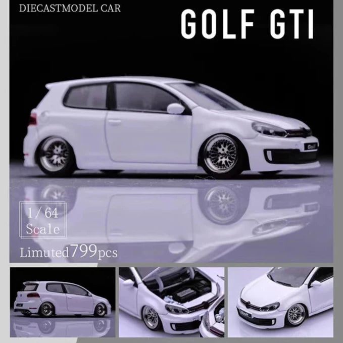 1/64 Golf GTI MK6 Alloy Car