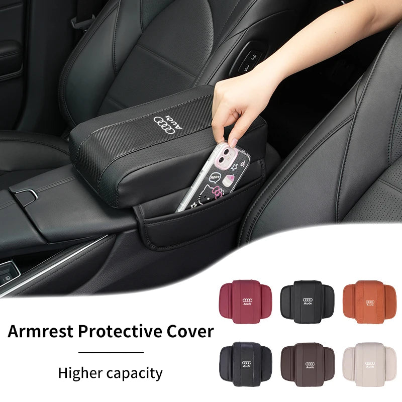 Boîte de protection de l'accoudoir de voiture Audi - Design premium