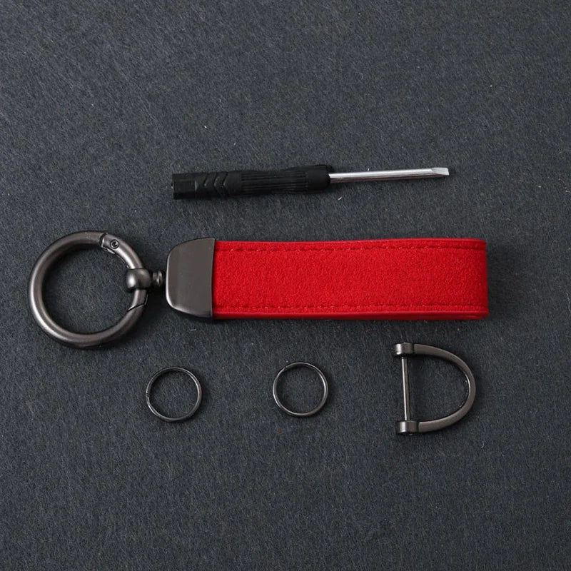 Lederauto Schlüsselbund Lanyard