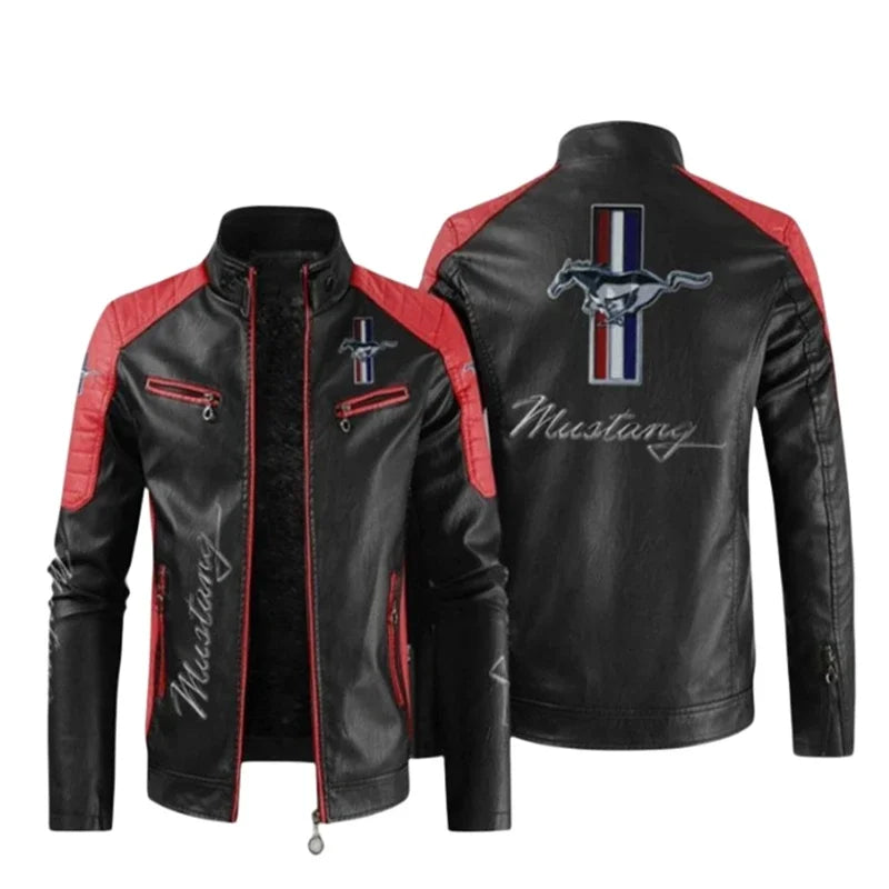 Chaqueta de cuero Mustang para hombre