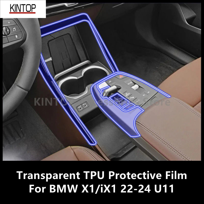 Película protectora transparente de TPU para BMW X1/IX1