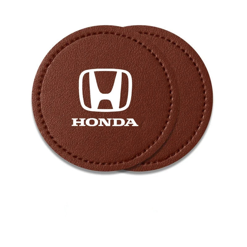 Posavasos de cuero Honda