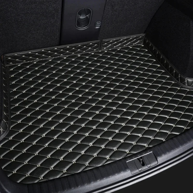 Tapis de sol de voiture en cuir de luxe pour Peugeot 3008