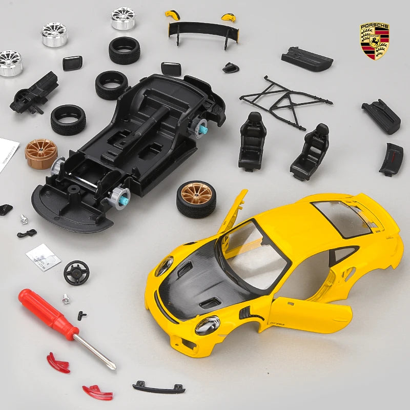 Modèle d'assemblage Porsche 911 GT2 à échelle 1:24 