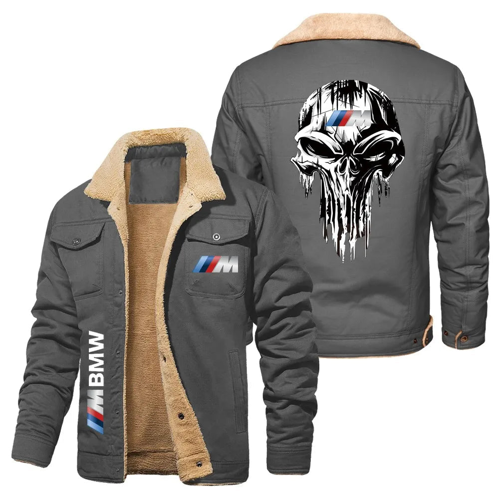 BMW Schädel Sherpa Jacke