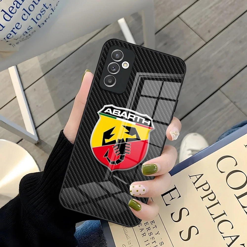 Case de teléfono de carreras de Abarth para Samsung