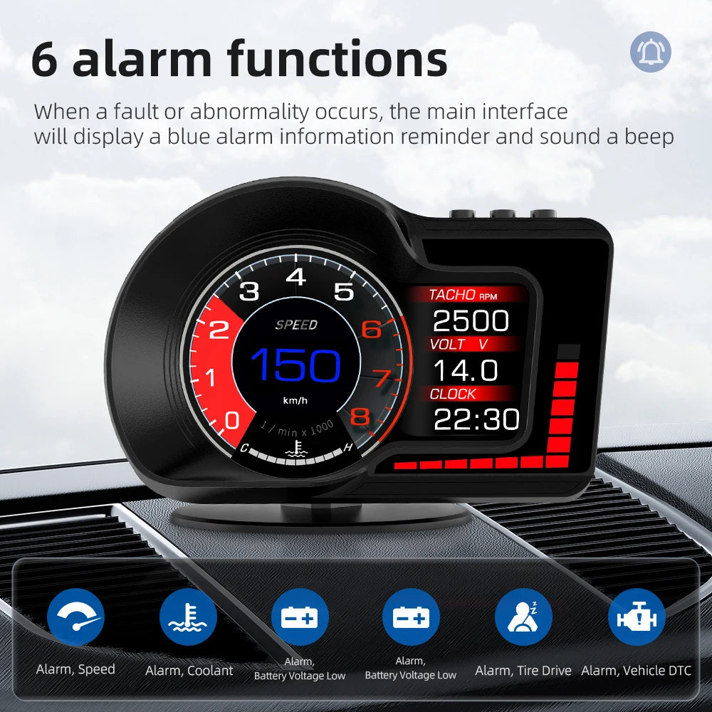 Display On-board Computer Car HUD 