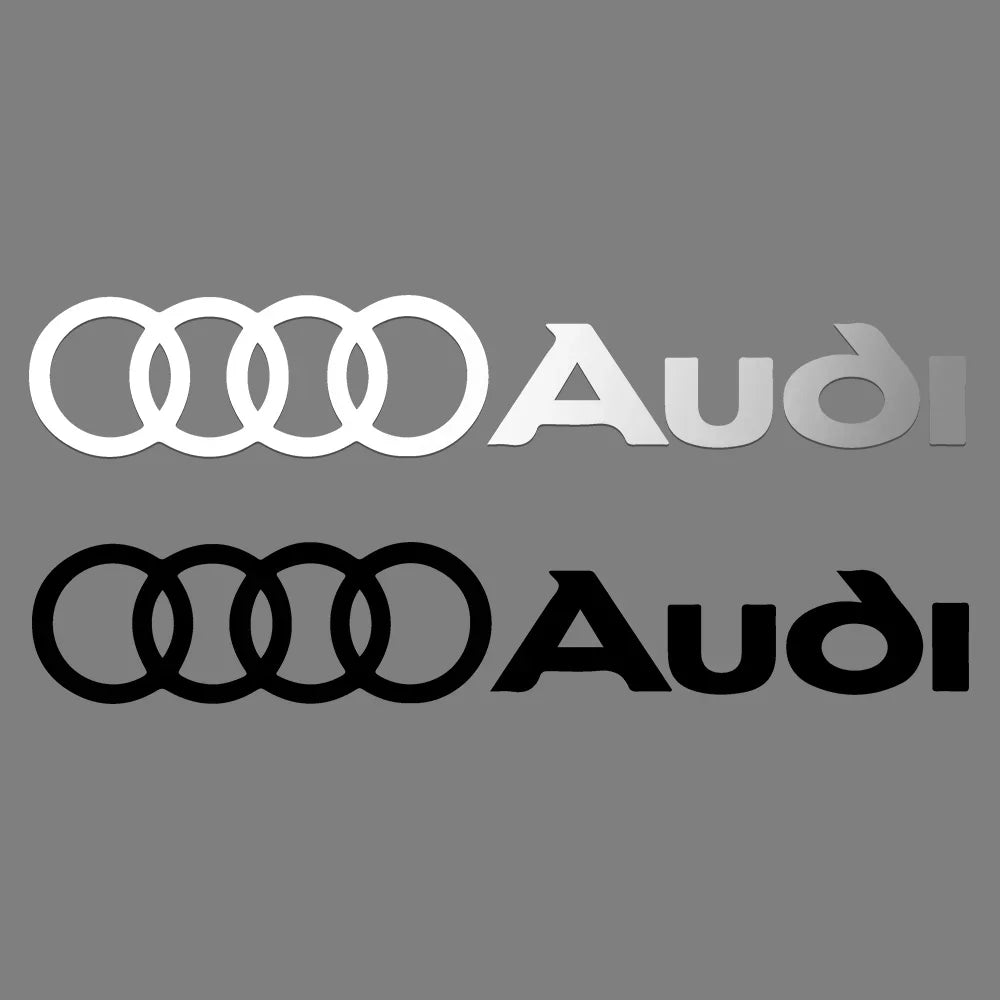 Pegatina del logotipo de Audi 