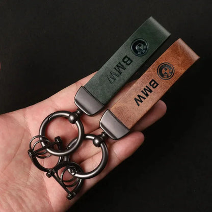 BMW Luxury Genuine Leather Keychain