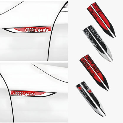 Audi Styling Metal Decals