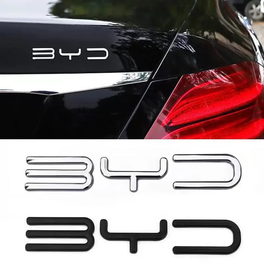 3D Metal Sticker BYD 