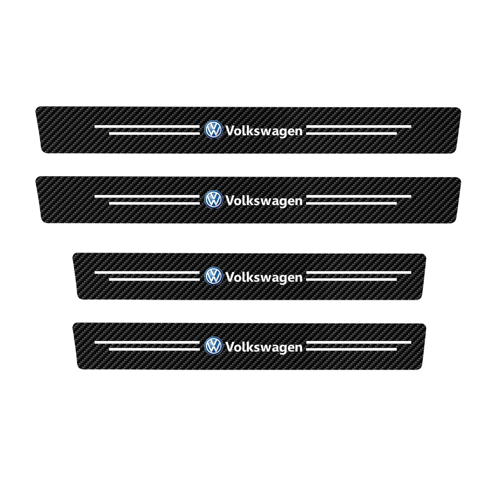 Puerta de automóvil de fibra de carbono Volkswagen (4pcs) 