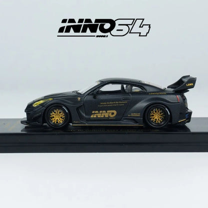 Inno 1:64 LBWK GTR R35 Modelo de aleación de carbono completo