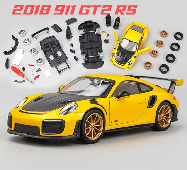 1:24 Scala Porsche 911 GT2 Modello di assemblaggio RS 