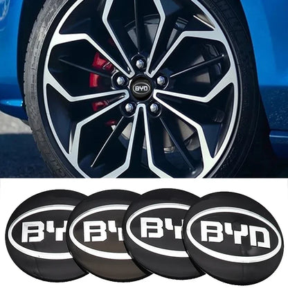 BYD Aluminum Alloy Car Wheel Stickers