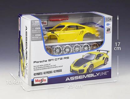 Modèle d'assemblage Porsche 911 GT2 à échelle 1:24 