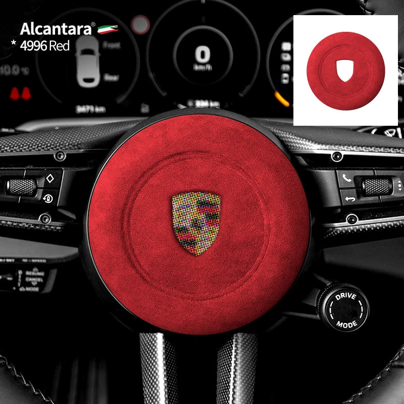 Porsche Alcantara Steering Wheel Cover