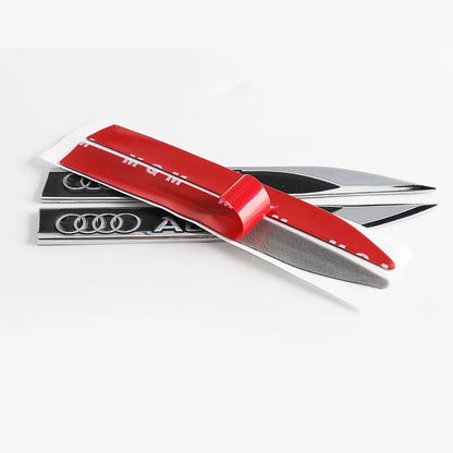 Audi Styling Metal Decals