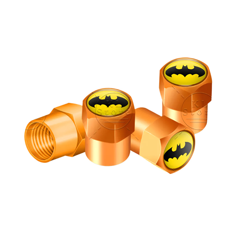 Batman Tire Valve Caps